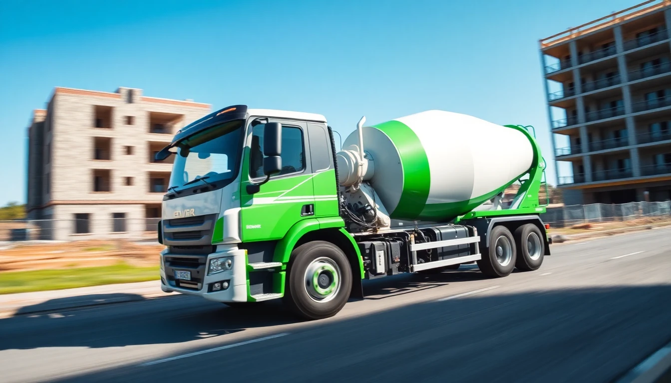 Camión mezclador de concreto